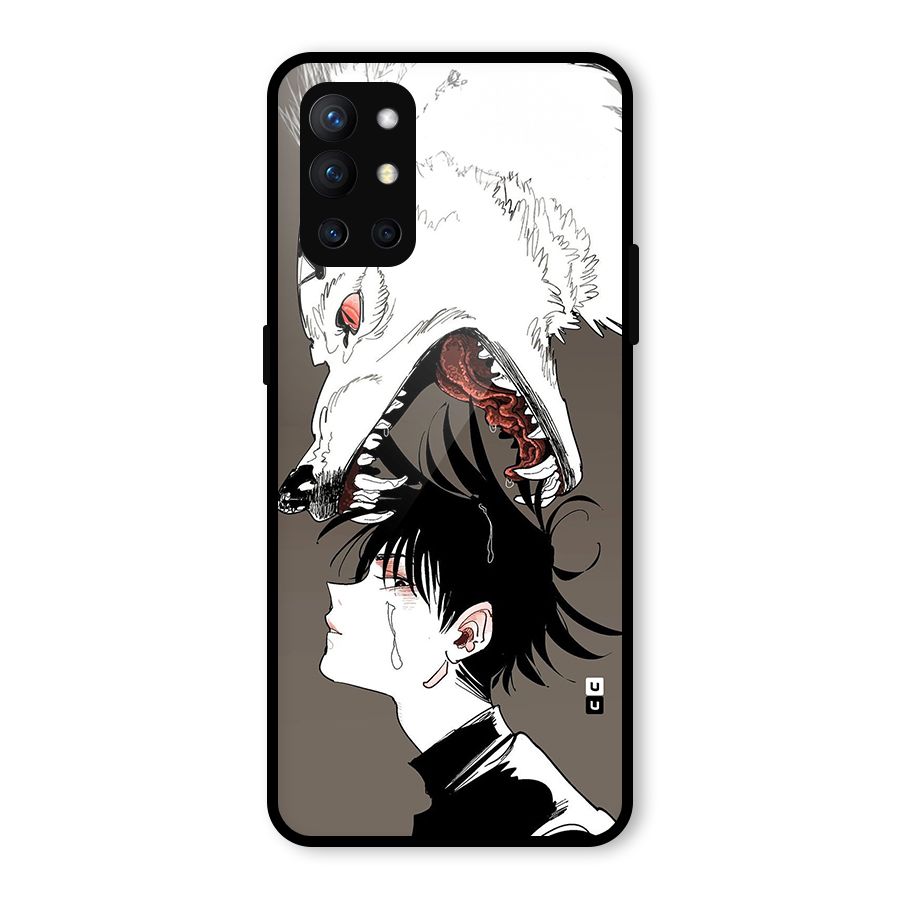 Fushiguro Demon Dog Glass Back Case for OnePlus 9R