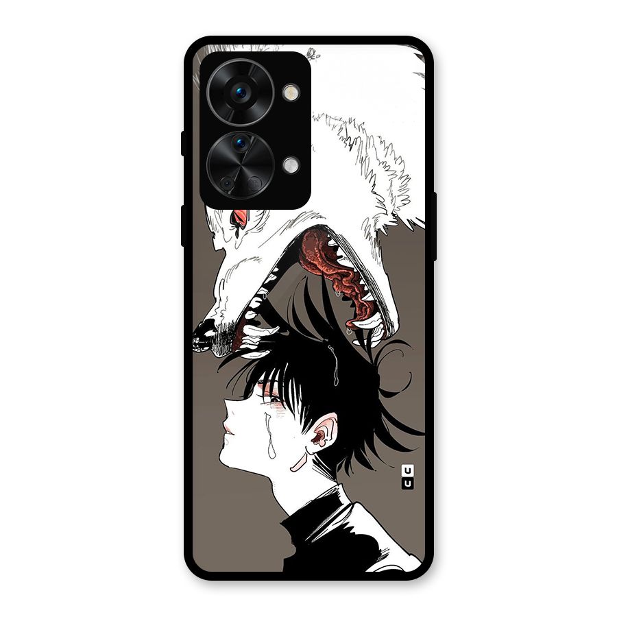 Fushiguro Demon Dog Glass Back Case for OnePlus Nord 2T