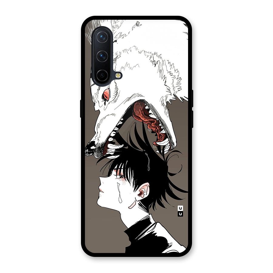 Fushiguro Demon Dog Glass Back Case for OnePlus Nord CE 5G