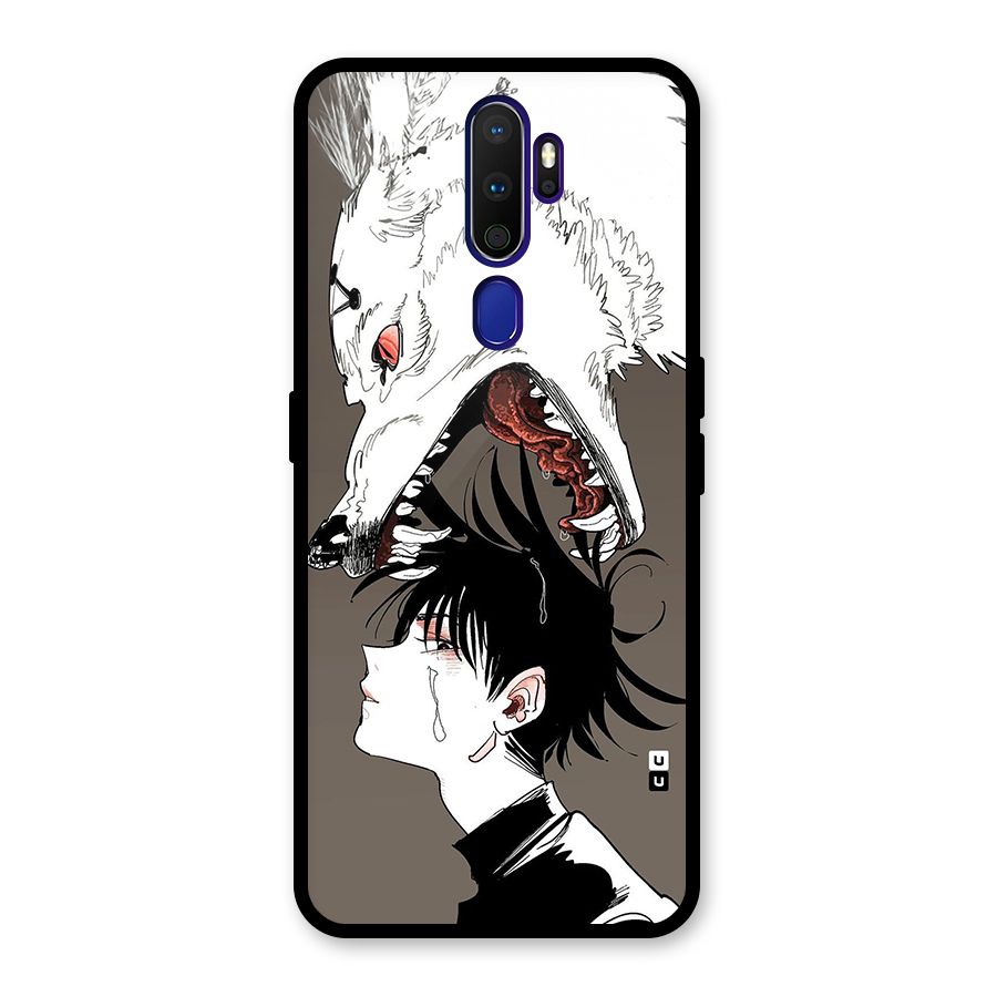 Fushiguro Demon Dog Glass Back Case for Oppo A9 (2020)