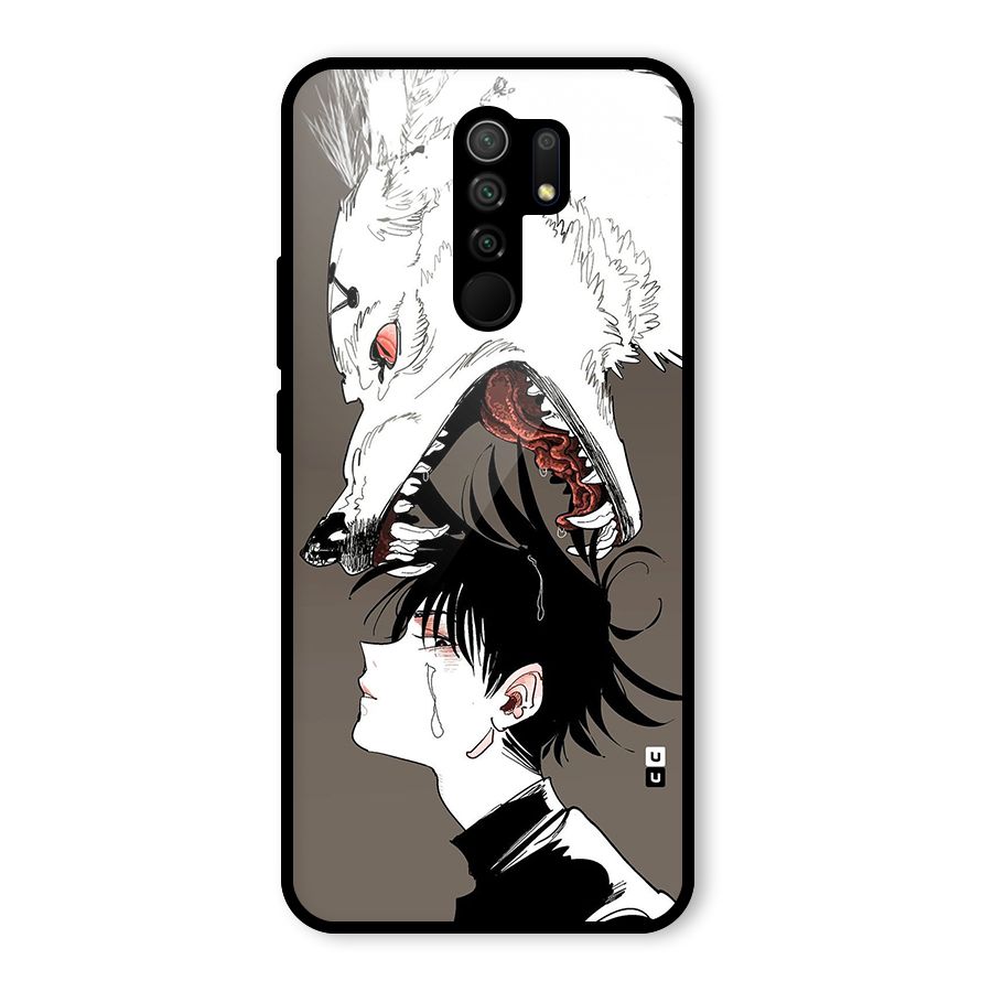 Fushiguro Demon Dog Glass Back Case for Poco M2