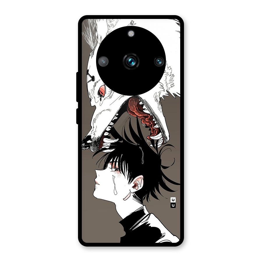 Fushiguro Demon Dog Glass Back Case for Realme 11 Pro Plus