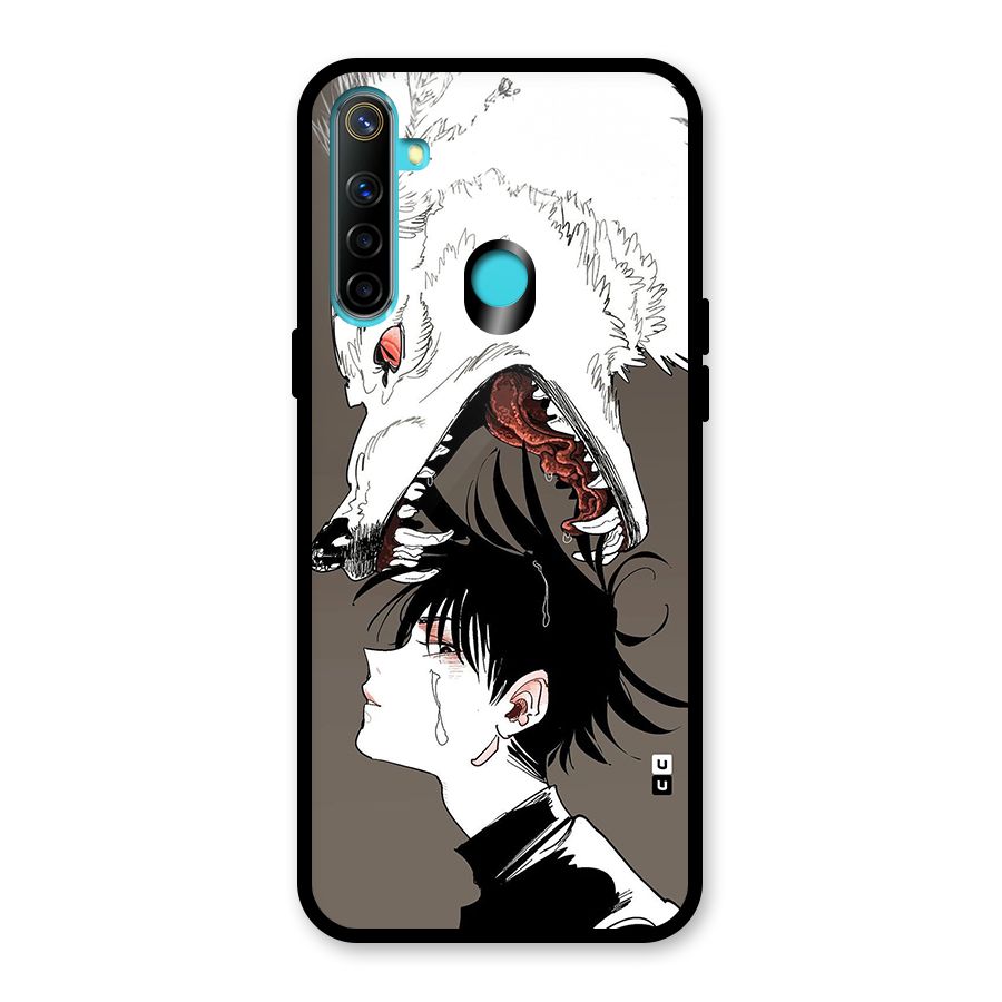 Fushiguro Demon Dog Glass Back Case for Realme 5i