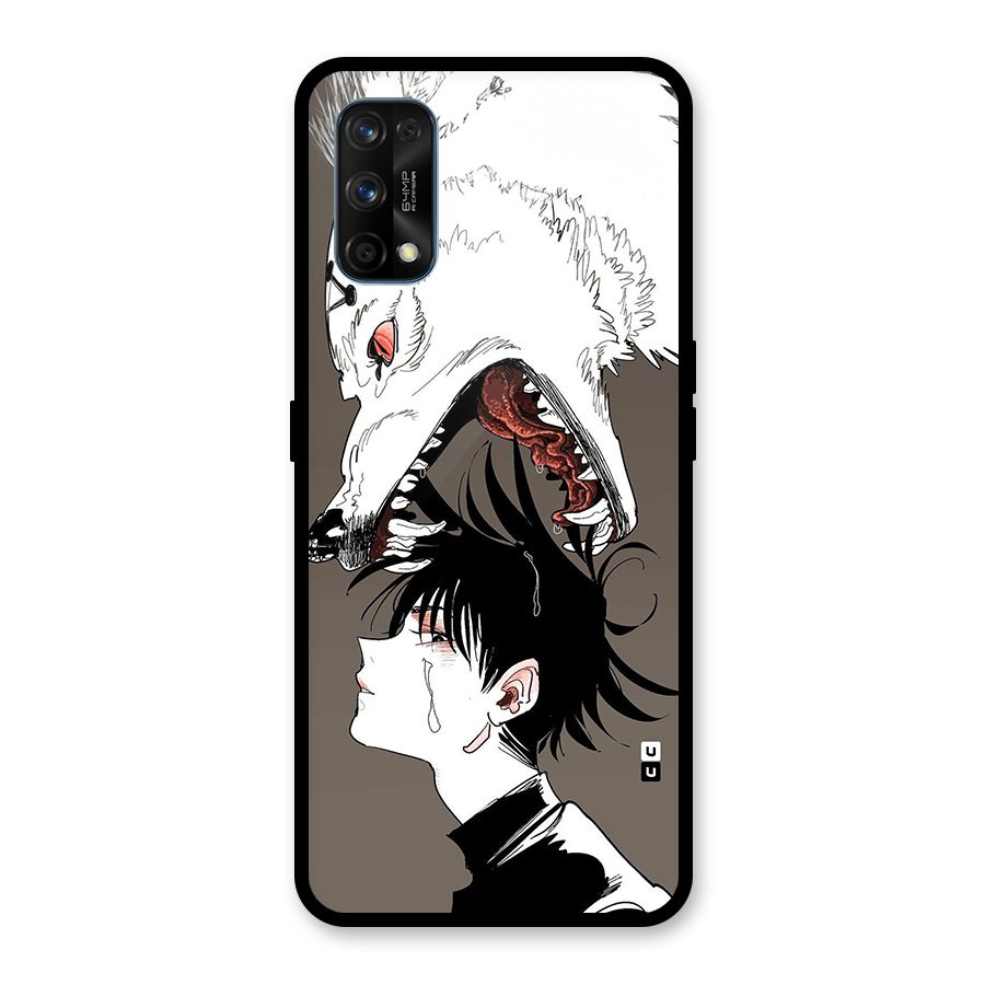 Fushiguro Demon Dog Glass Back Case for Realme 7 Pro