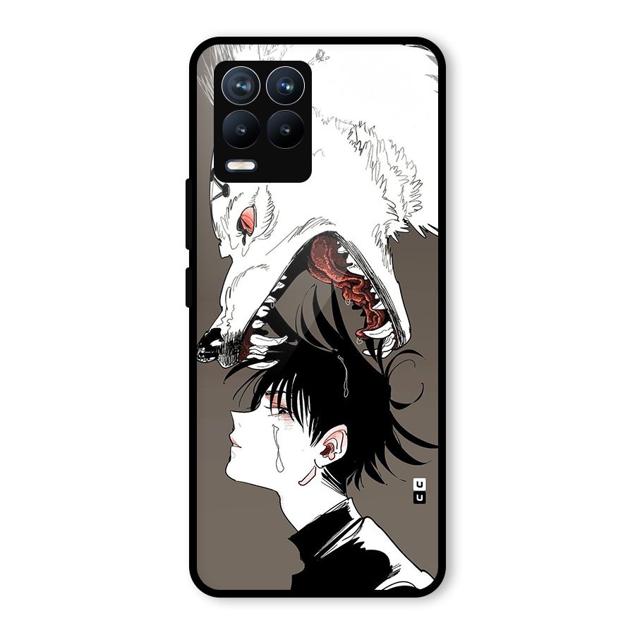 Fushiguro Demon Dog Glass Back Case for Realme 8 Pro