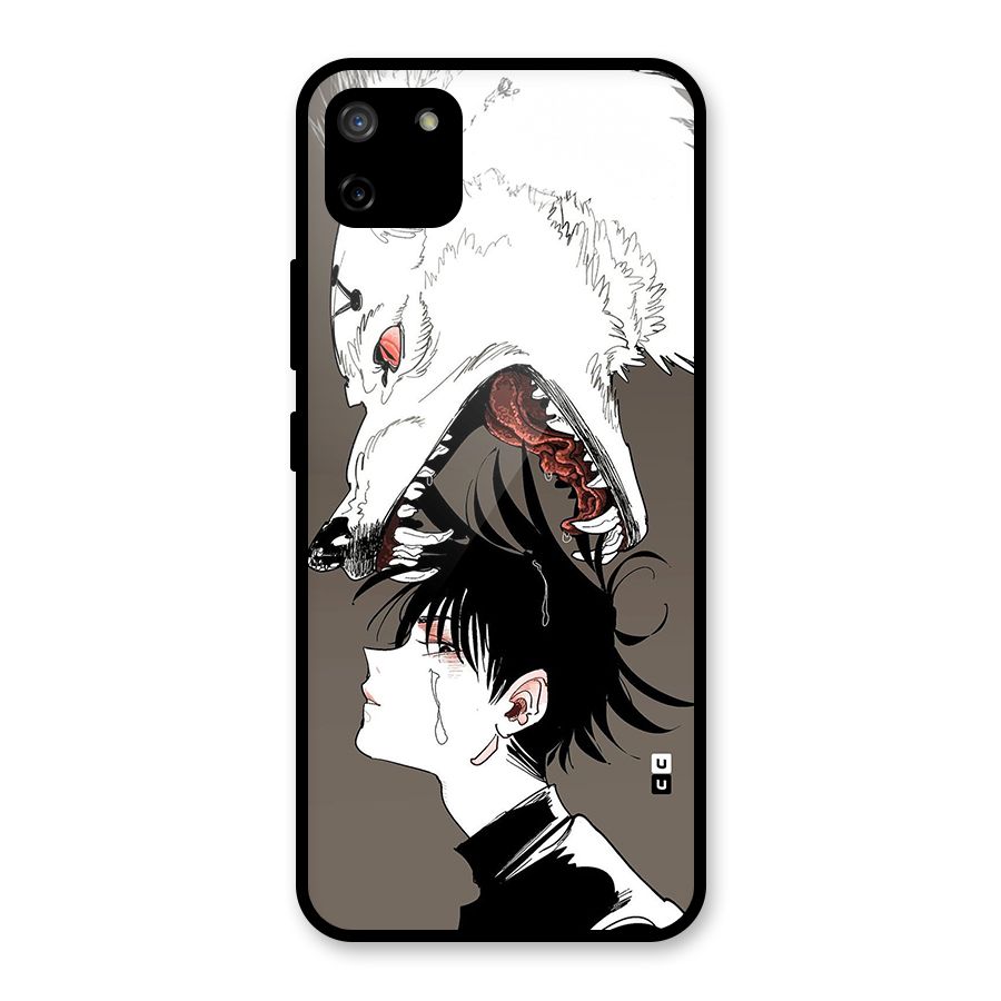 Fushiguro Demon Dog Glass Back Case for Realme C11