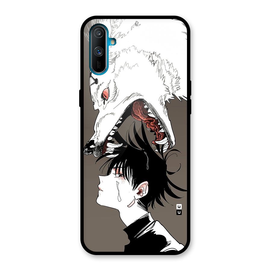 Fushiguro Demon Dog Glass Back Case for Realme C3