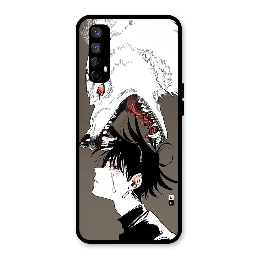 Fushiguro Demon Dog Glass Back Case for Realme Narzo 20 Pro