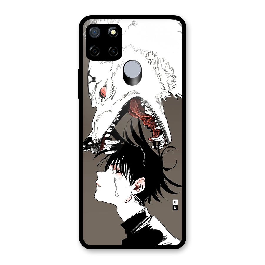 Fushiguro Demon Dog Glass Back Case for Realme Narzo 30A