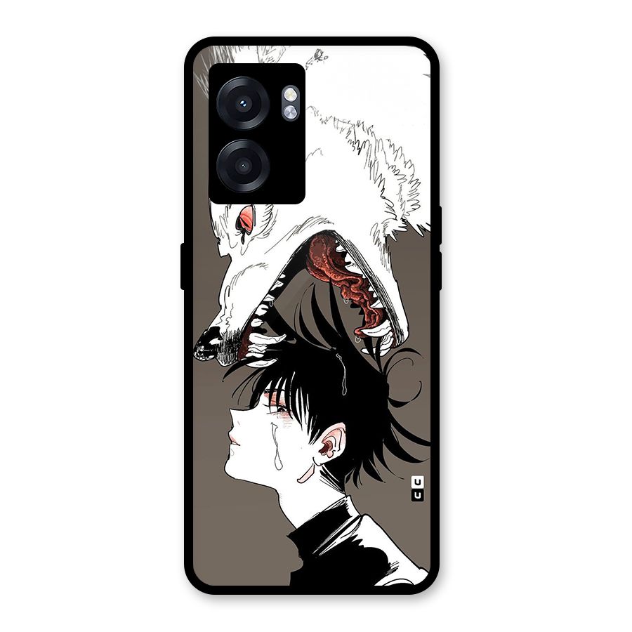 Fushiguro Demon Dog Glass Back Case for Realme Narzo 50 5G
