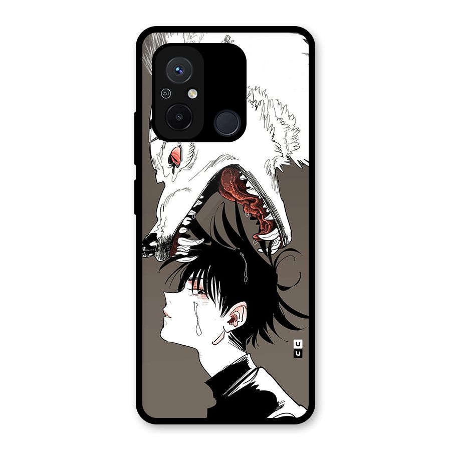 Fushiguro Demon Dog Glass Back Case for Redmi 12C