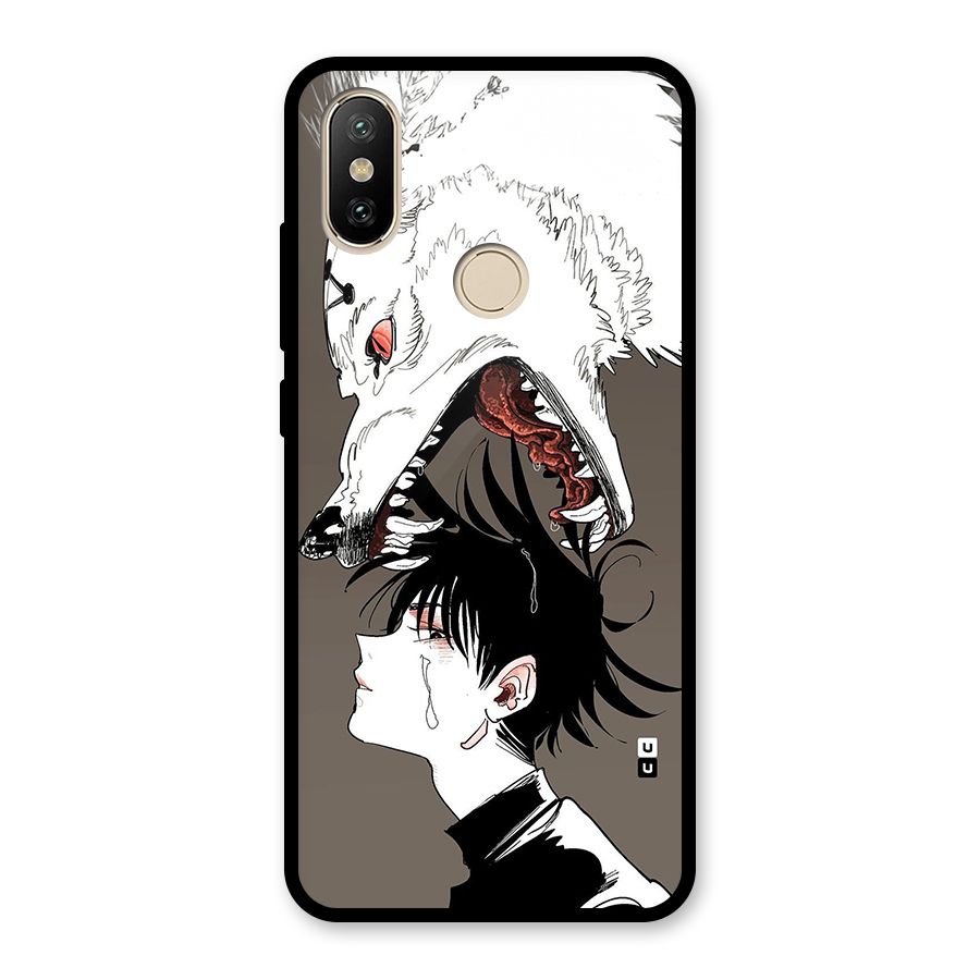 Fushiguro Demon Dog Glass Back Case for Redmi A1