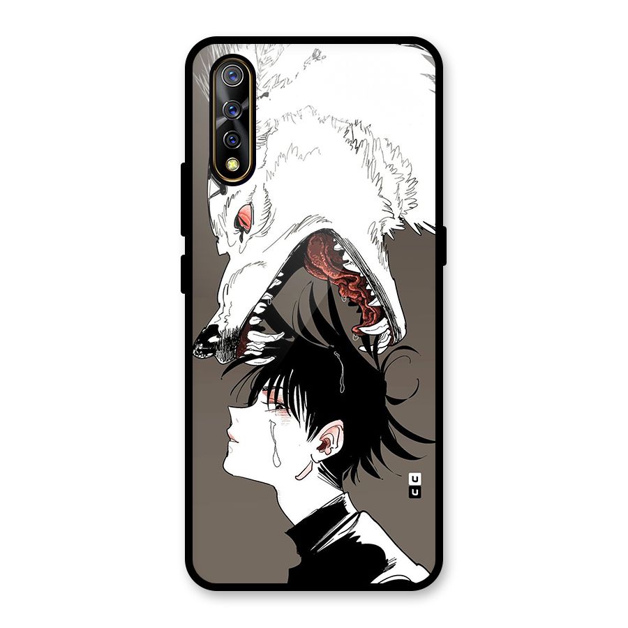 Fushiguro Demon Dog Glass Back Case for Vivo S1