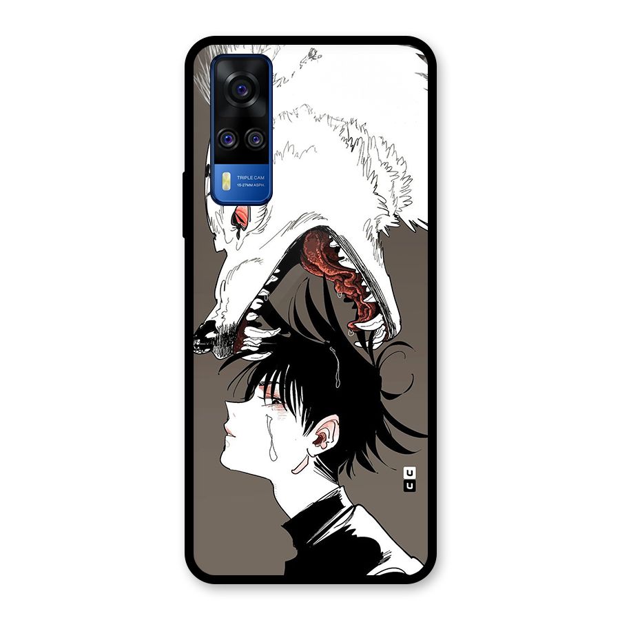 Fushiguro Demon Dog Glass Back Case for Vivo Y31