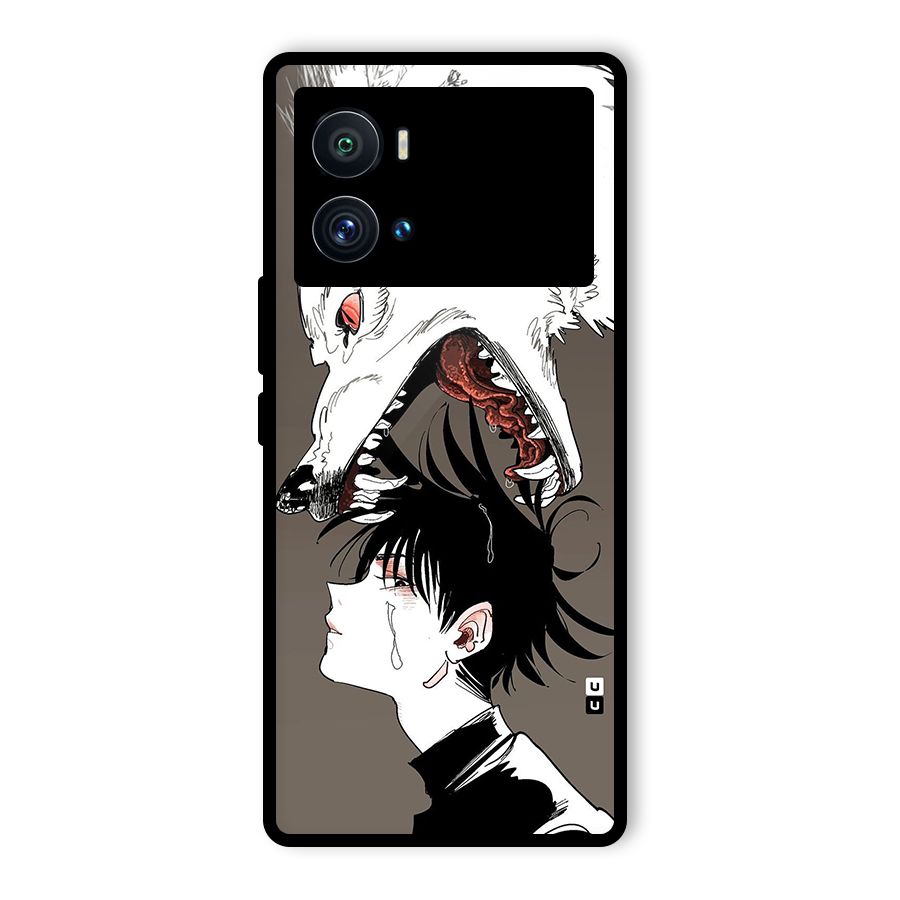 Fushiguro Demon Dog Glass Back Case for Vivo iQOO 9 Pro