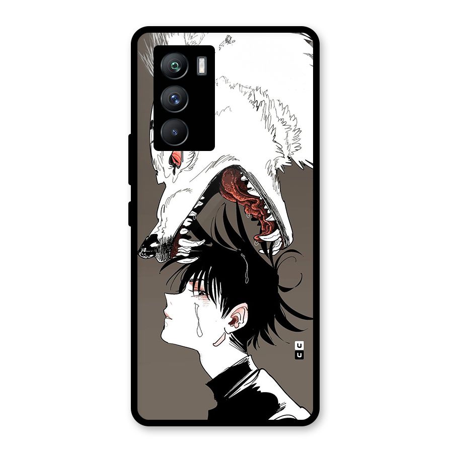 Fushiguro Demon Dog Glass Back Case for Vivo iQOO 9 SE