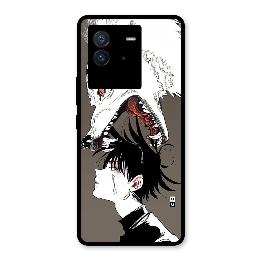 Fushiguro Demon Dog Glass Back Case for Vivo iQOO Neo 6 5G