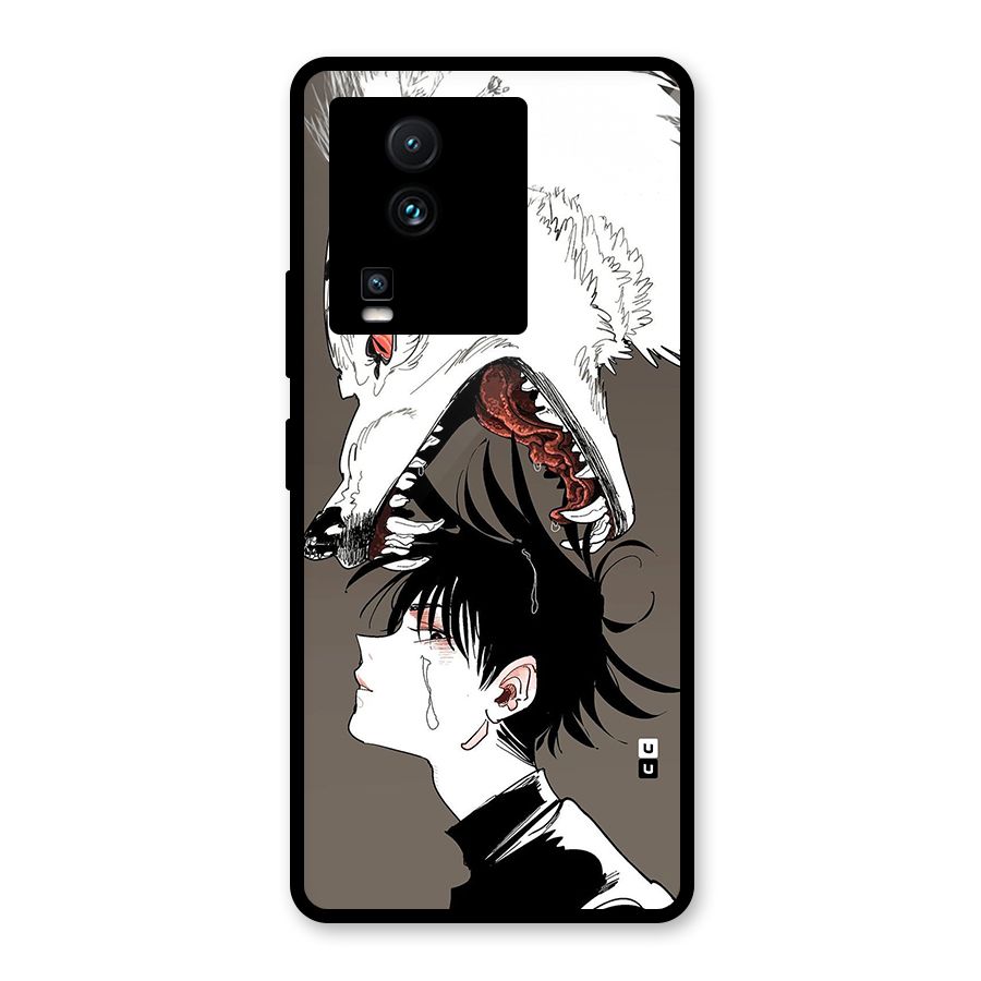 Fushiguro Demon Dog Glass Back Case for Vivo iQOO Neo 7