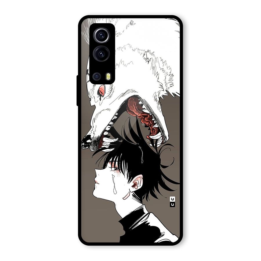 Fushiguro Demon Dog Glass Back Case for Vivo iQOO Z3