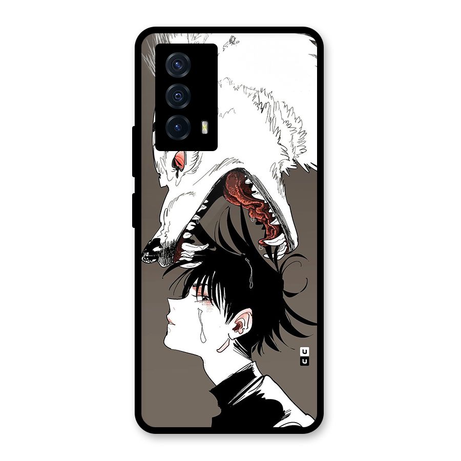 Fushiguro Demon Dog Glass Back Case for Vivo iQOO Z5