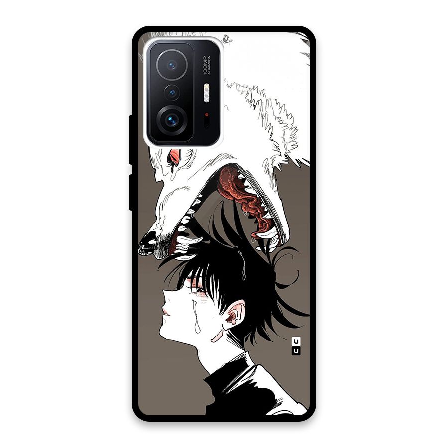 Fushiguro Demon Dog Glass Back Case for Xiaomi 11T Pro