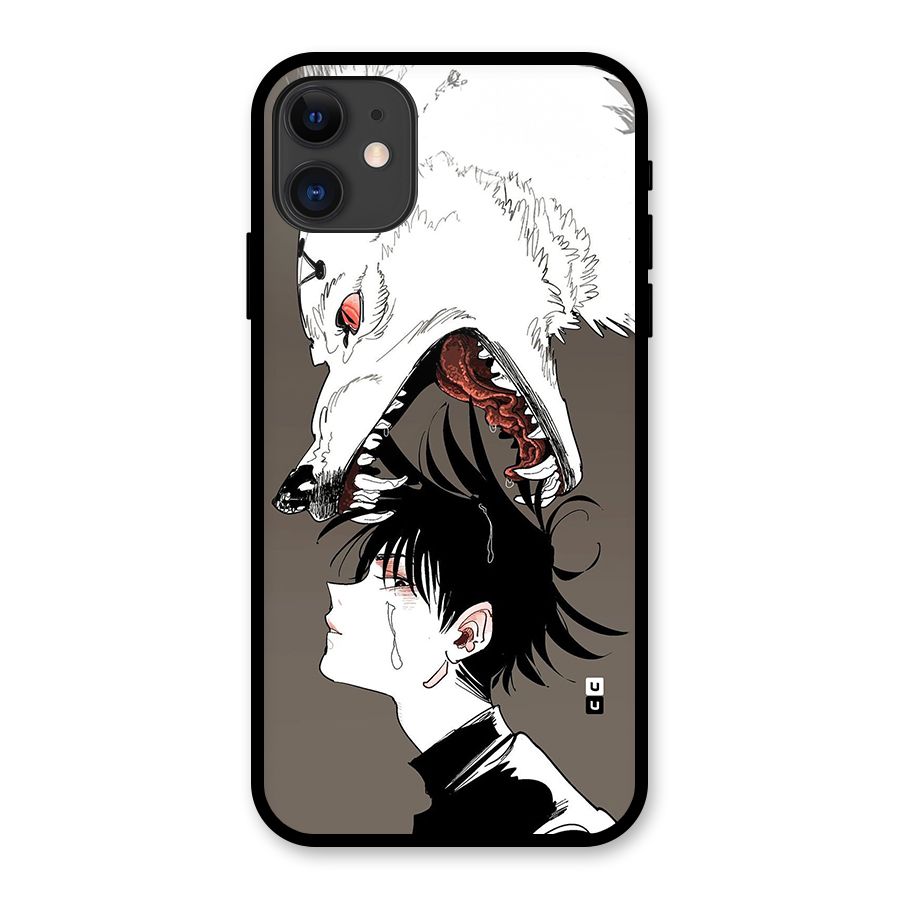 Fushiguro Demon Dog Glass Back Case for iPhone 11