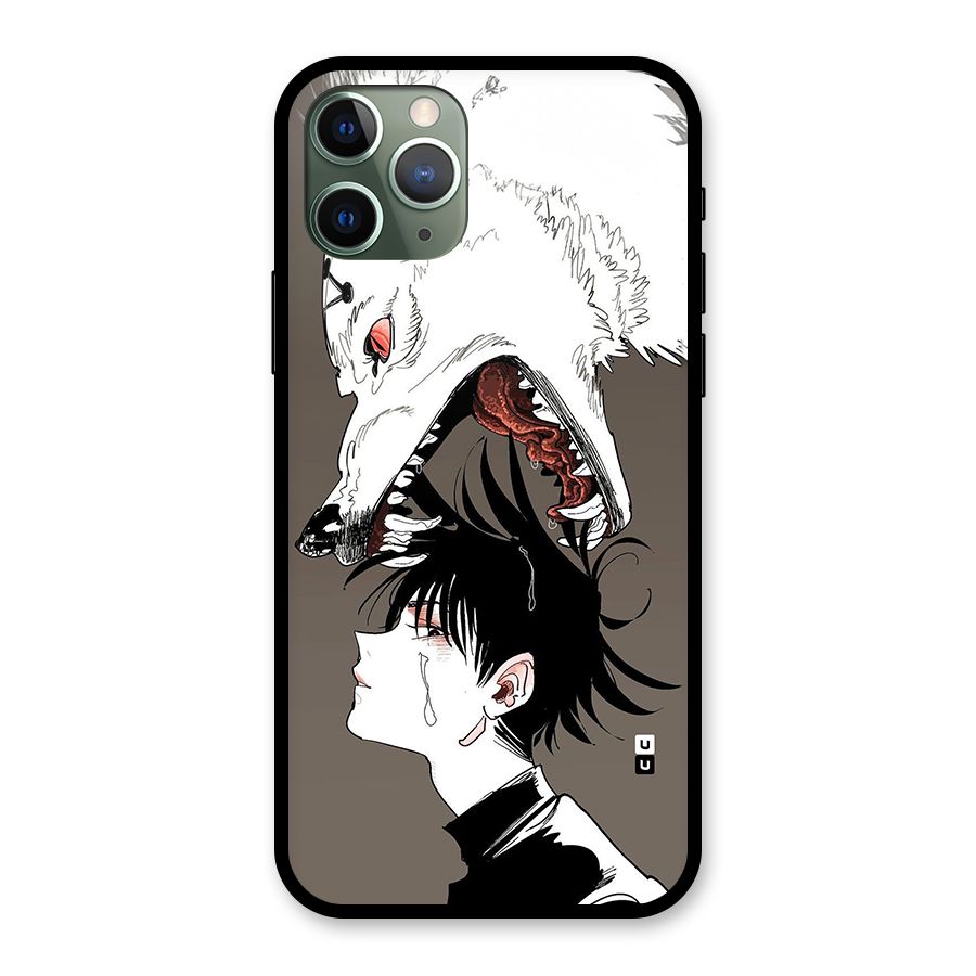 Fushiguro Demon Dog Glass Back Case for iPhone 11 Pro