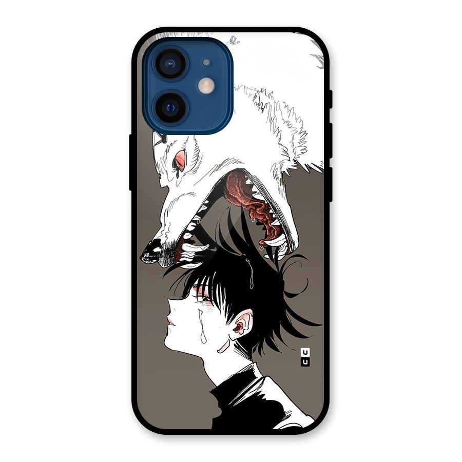Fushiguro Demon Dog Glass Back Case for iPhone 12 Mini