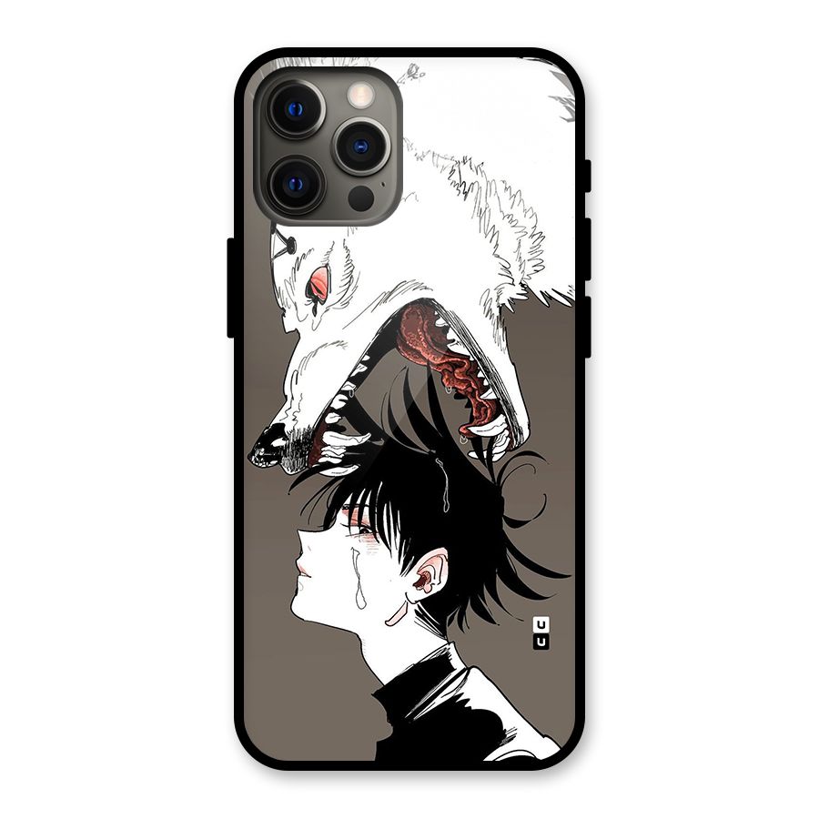 Fushiguro Demon Dog Glass Back Case for iPhone 12 Pro Max