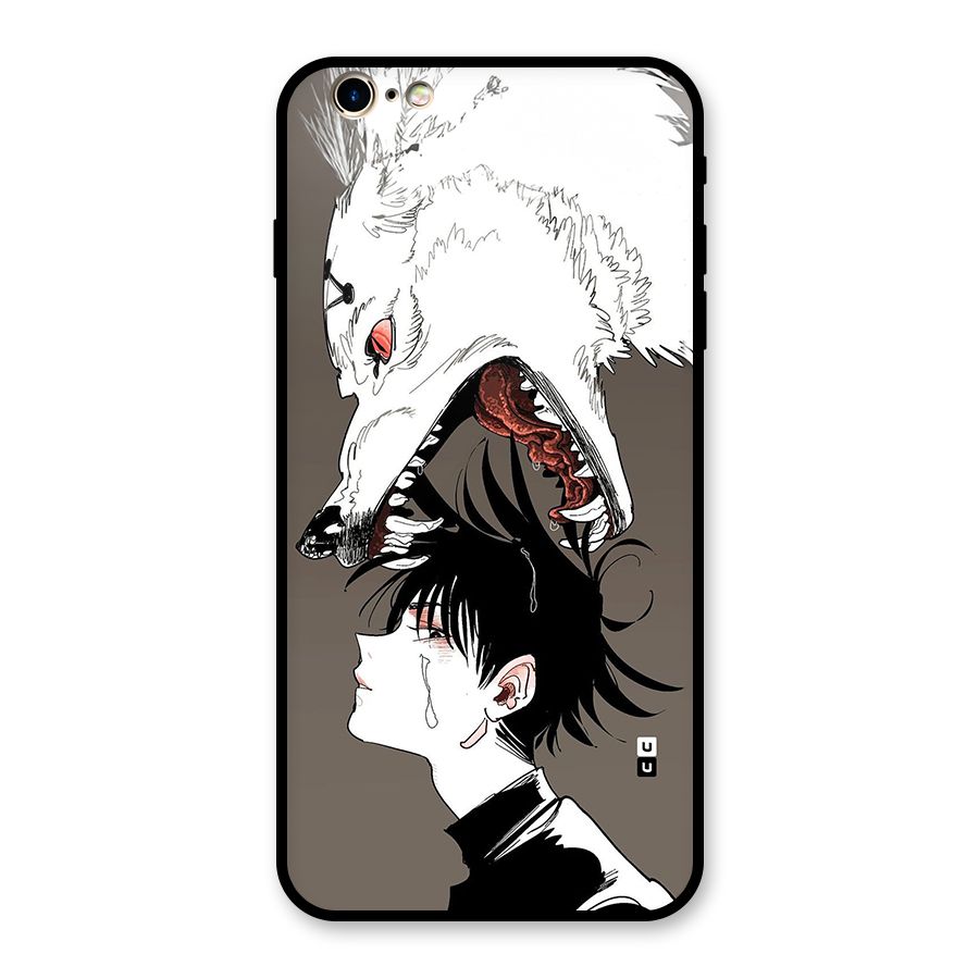 Fushiguro Demon Dog Glass Back Case for iPhone 6 Plus 6S Plus