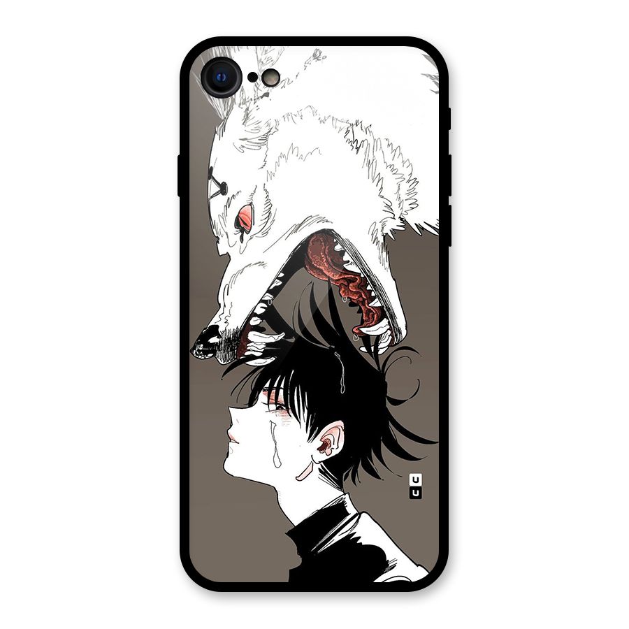 Fushiguro Demon Dog Glass Back Case for iPhone 7