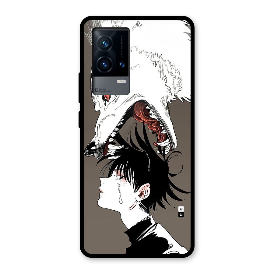 Fushiguro Demon Dog Glass Back Case for iQOO 9 5G