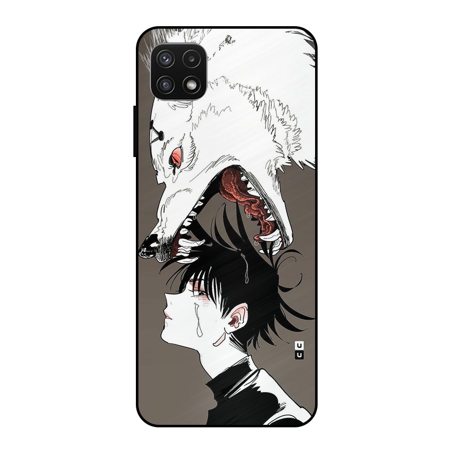 Fushiguro Demon Dog Metal Back Case for Galaxy A22 5G