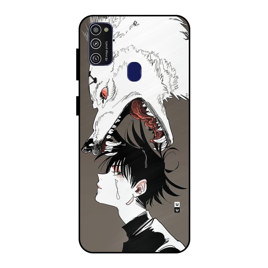 Fushiguro Demon Dog Metal Back Case for Galaxy M30s