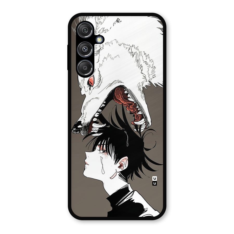 Fushiguro Demon Dog Metal Back Case for Galaxy M34 5G