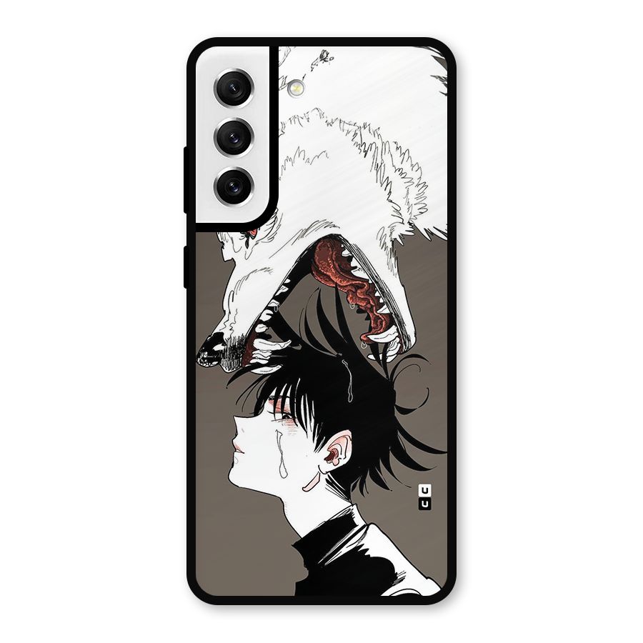 Fushiguro Demon Dog Metal Back Case for Galaxy S21 FE 5G
