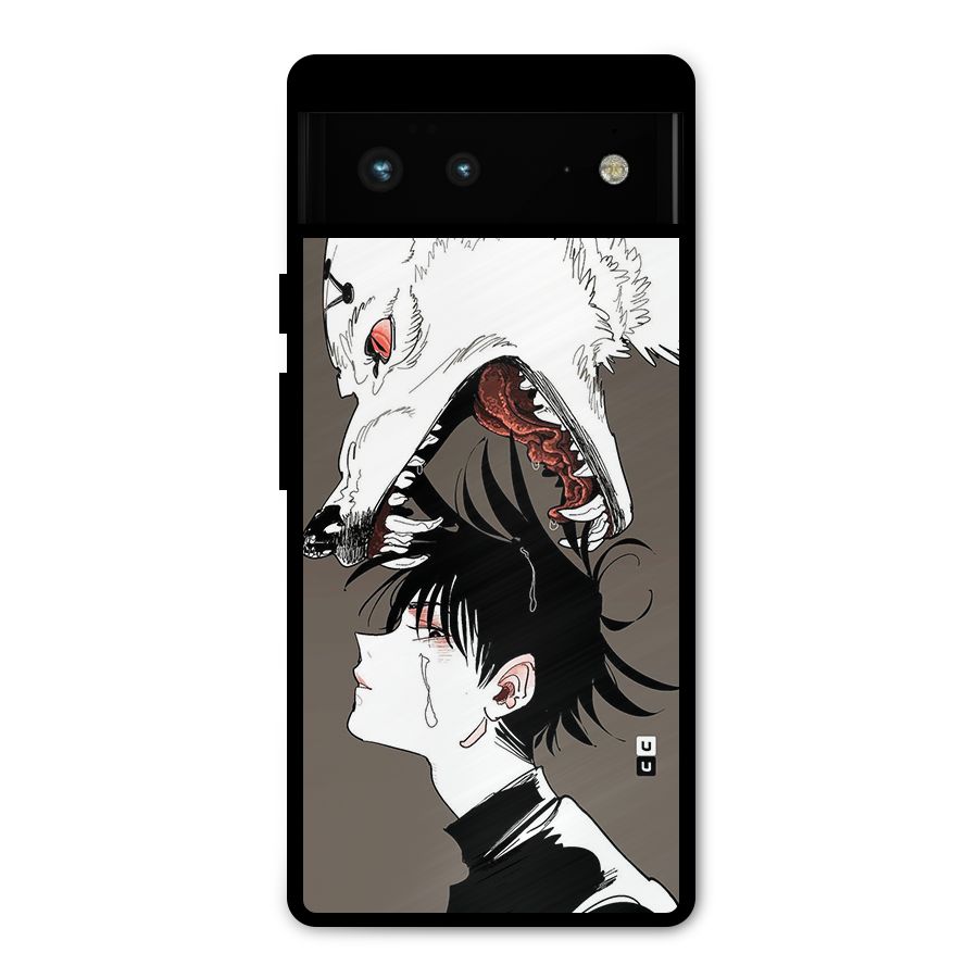 Fushiguro Demon Dog Metal Back Case for Google Pixel 6
