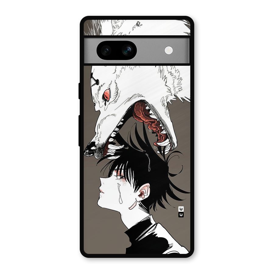 Fushiguro Demon Dog Metal Back Case for Google Pixel 7a