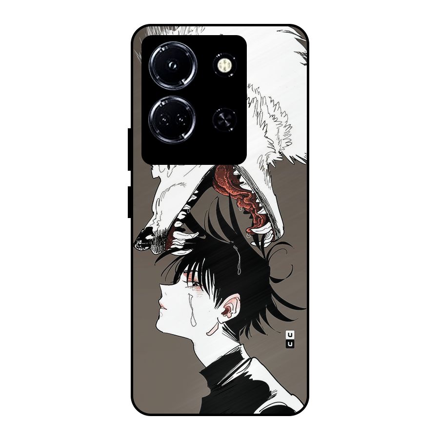 Fushiguro Demon Dog Metal Back Case for Infinix Note 30 5G