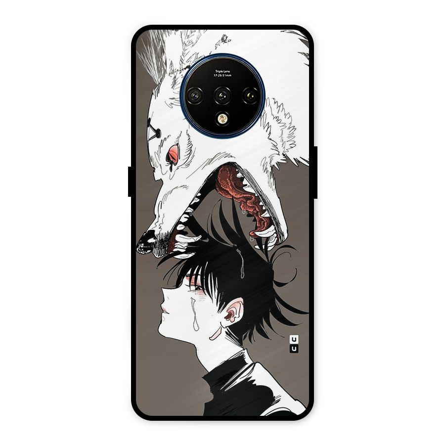 Fushiguro Demon Dog Metal Back Case for OnePlus 7T