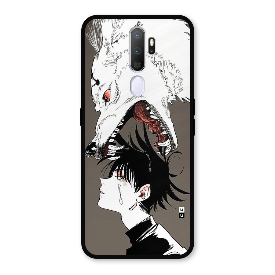 Fushiguro Demon Dog Metal Back Case for Oppo A5 (2020)