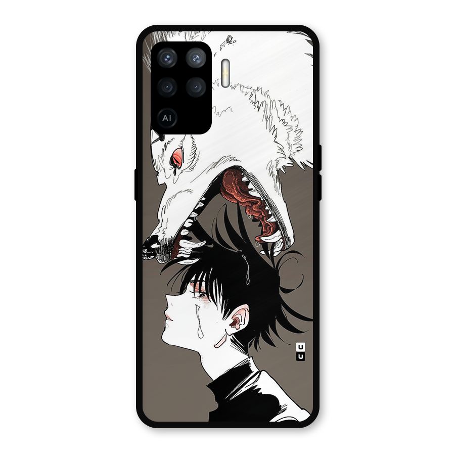 Fushiguro Demon Dog Metal Back Case for Oppo F19 Pro