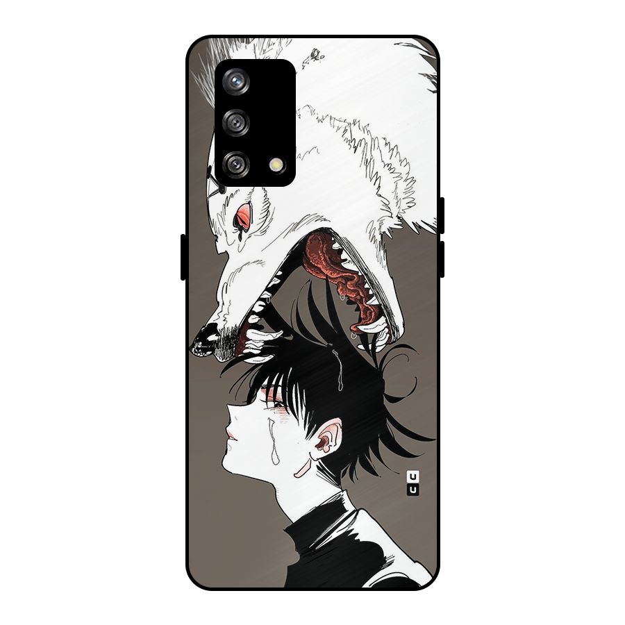 Fushiguro Demon Dog Metal Back Case for Oppo F19s