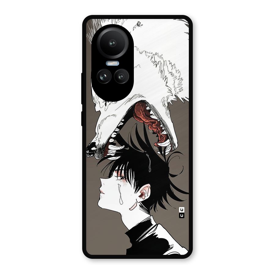 Fushiguro Demon Dog Metal Back Case for Oppo Reno10 Pro