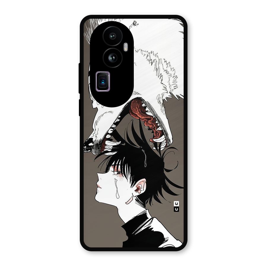 Fushiguro Demon Dog Metal Back Case for Oppo Reno10 Pro Plus