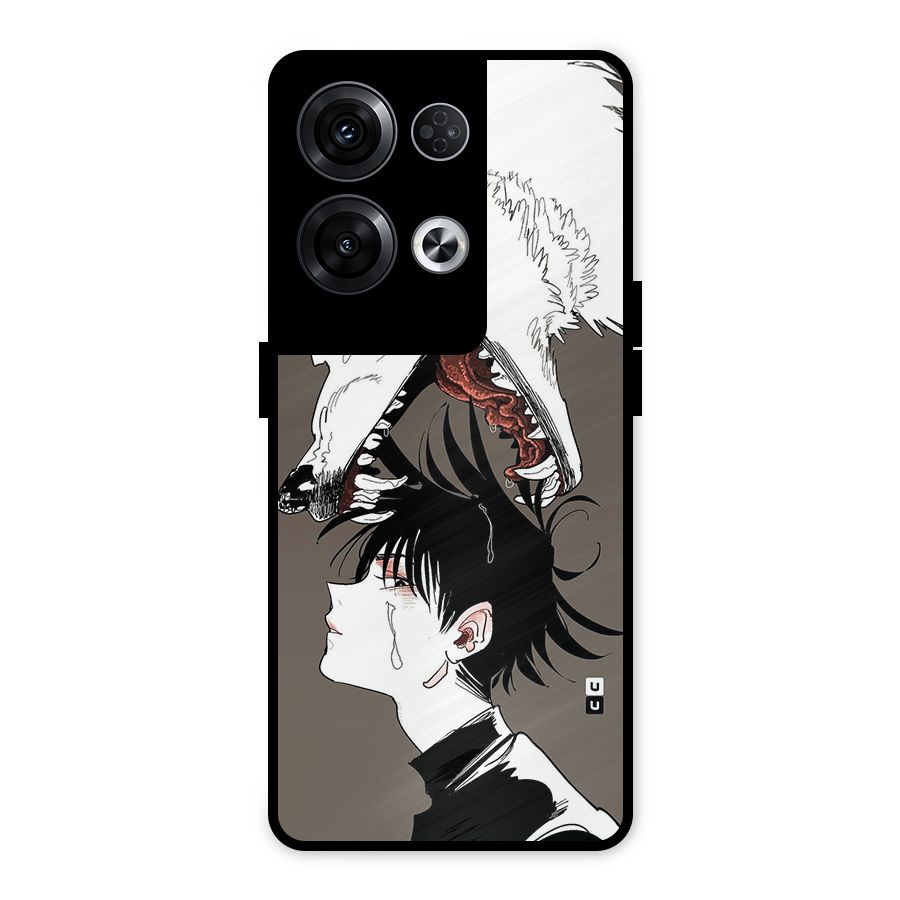 Fushiguro Demon Dog Metal Back Case for Oppo Reno8 Pro 5G