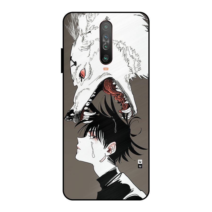 Fushiguro Demon Dog Metal Back Case for Poco X2