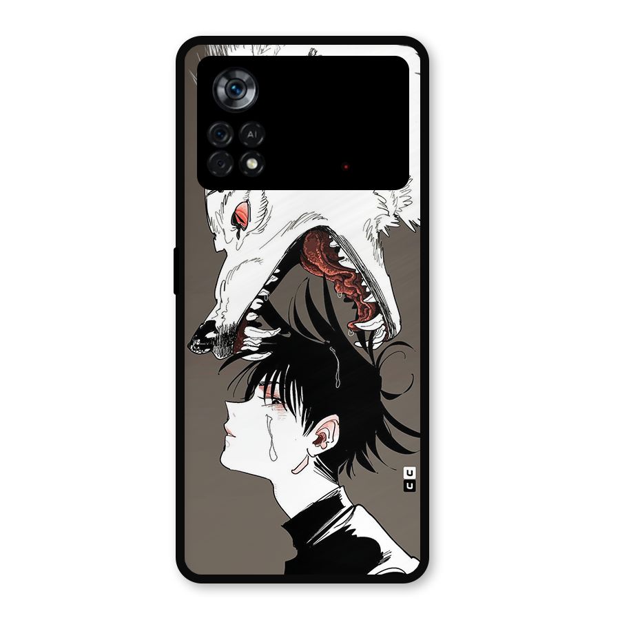 Fushiguro Demon Dog Metal Back Case for Poco X4 Pro 5G