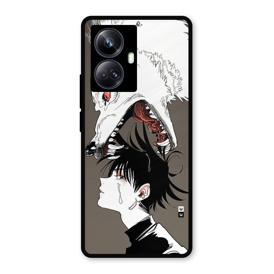Fushiguro Demon Dog Metal Back Case for Realme 10 Pro Plus