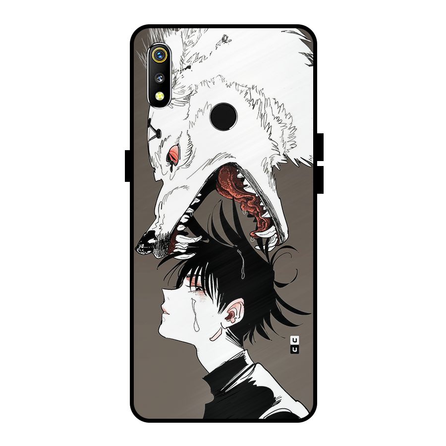 Fushiguro Demon Dog Metal Back Case for Realme 3i